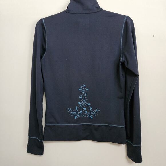 Lole Womens Active Jacket Stretch Wicking Full-Zip Pockets Blue Graphics Sz M - Picture 7 of 10